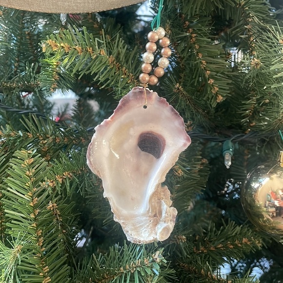 Oyster Shell Ornament - Picture 1 of 6